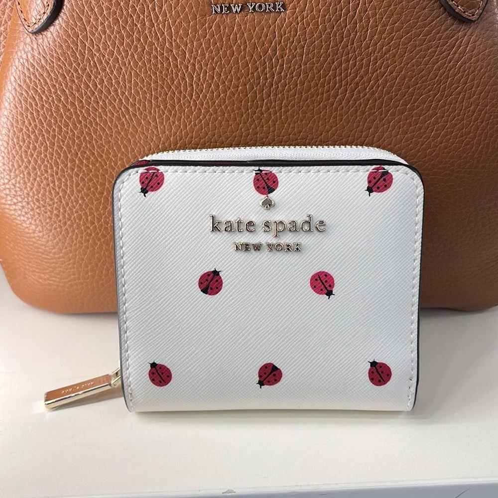 Kate Spade Staci Small Ladybug Zip Around Wallet
COLOR:
Cream Multi - Picture 14 of 16